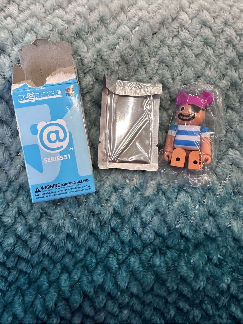 Bearbrick Series 51, 100% Size Artist Tomys Pop-up Pirate